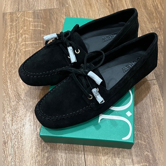 J. Crew Black Suede Moccasins - Picture 2 of 10